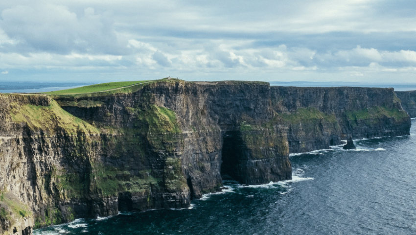 Moher cliffs of Ireland.
