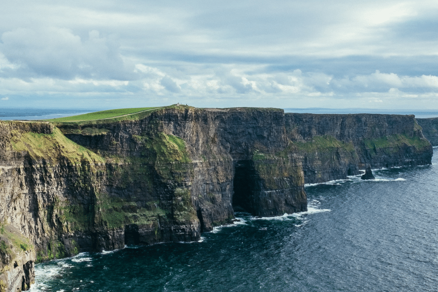 Moher cliffs of Ireland.